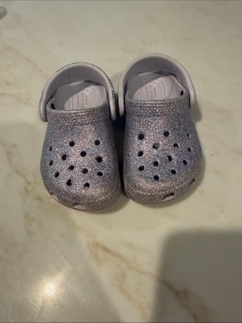 CROCS Kids purple Glitter